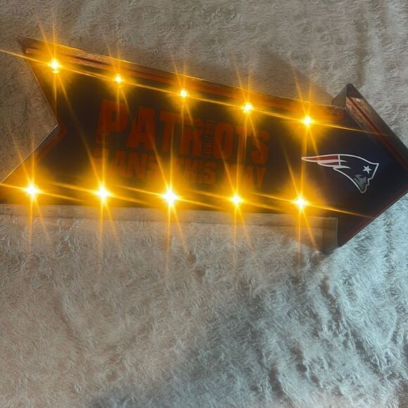 Patriots fan light up sign - Picture 1 of 8